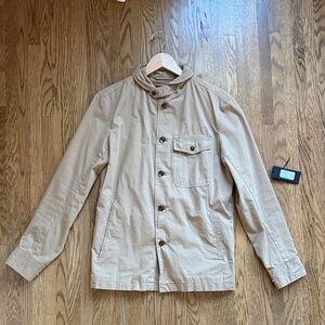 Ermine Peached Cotton Deck Jacket